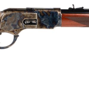 Taylors & Company 550202DE 1873 Taylor Tuned 357 Mag 10+1 18" 1/2 Octagon Barrel Walnut Fixed Pistol Grip Stock Color Case Hardened Right Hand