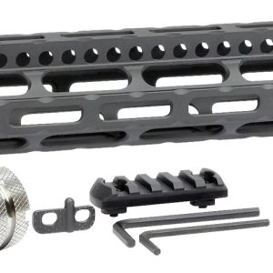 Midwest Industries MIULW14 Ultralight AR-15 Black Hardcoat Anodized Aluminum/Polymer 14" Picatinny/M-LOK