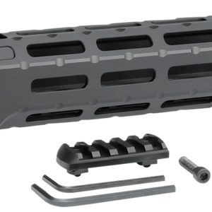 Midwest Industries MICRPC9 Combat Ruger PC9 M-Lok Handguard Black Hardcoat Anodized 6061-T6 Aluminum 12"
