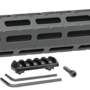 Midwest Industries MICRPC9X Combat Ruger PC9 M-Lok Handguard Black Hardcoat Anodized 6061-T6 Aluminum 14"