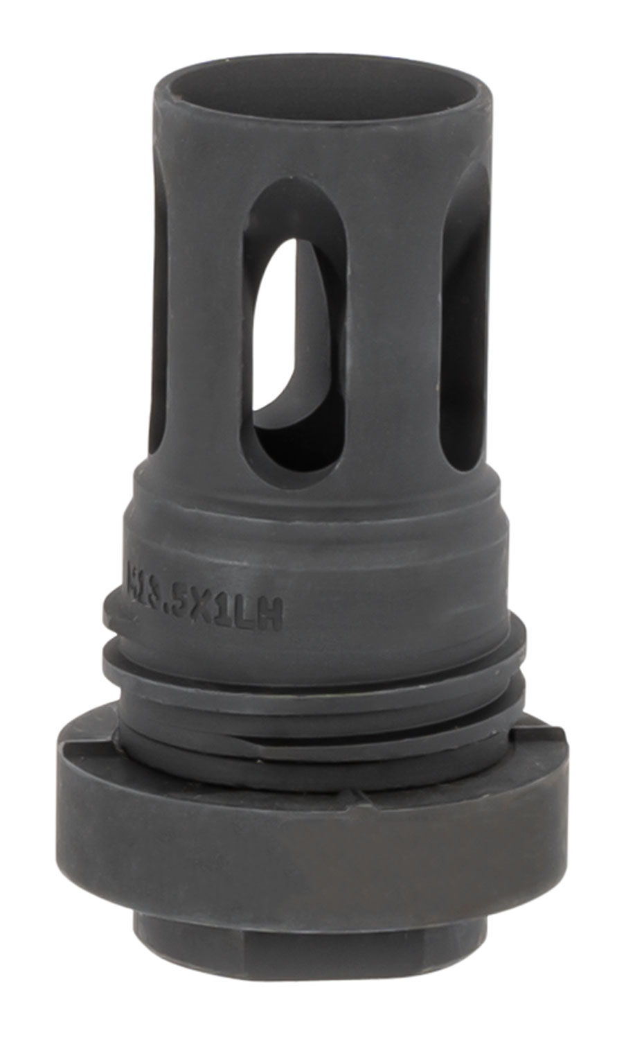 Yankee Hill 4315M13LA Mini QD Flash Hider Black Phosphate M13.5x 1 LH Threads 2.13" OAL for 5.56x45mm NATO AR-Platform