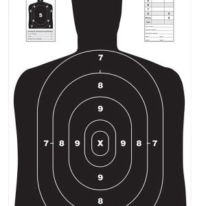 Birchwood Casey 37021 EZE-Scorer BC-27 Silhouette Paper Target 23" x 35" 100 Per Pack