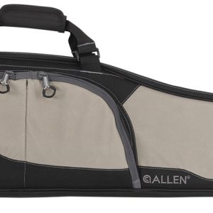 Allen 68246 Sawatch Rifle Case 46" Black Endura w/Tan Accents, Foam Padding, Accessory Pockets, Lockable Zippers & Plush Tricot Lining