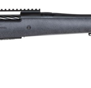 Mossberg 28102 Patriot Long Range Hunter 300 Win Mag Caliber with 3+1 Capacity, 24" Threaded/Fluted Barrel, Matte Blued Metal Finish & Sniper Gray Fixed Monte Carlo Stock Right Hand (Full Size)