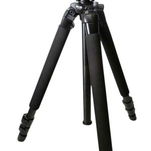 KOPF Jager KJ85003K Folding Tripod K700 Tripod made of Aluminum with Black Finish, Adjustable Reaper Rail, 3-Level Leg Extension, 21-87 Degree Pan & Tilt