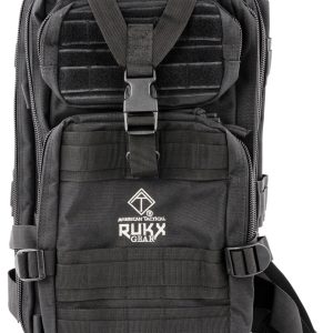 Rukx Gear ATICT1DB Tactical 1 Day Black 600D Polyester
