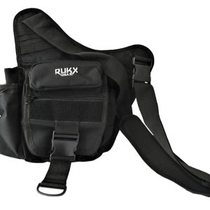 Rukx Gear ATICTSBB Sling Bag Black 600D Polyester Single Strap