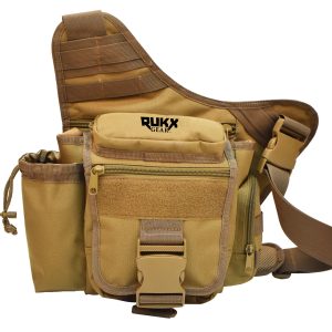 Rukx Gear ATICTSBT Sling Bag Tan 600D Polyester Single Strap
