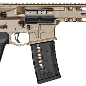 Radian Weapons R0514 Model 1 Pistol 223 Wylde 30+1 10.50", FDE Billet Rec/M-Lok Handguard, Smooth Buffer Tube (No Brace), Magpul Grip, Ambi Controls, Dead Air QD Flash Hider, Adj. Trigger