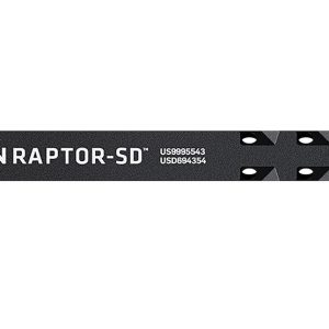 Radian Weapons R0561 Raptor SD Ambi Charging Handle, Radian Gray, Gas Ported Shaft, Fits Mil-Spec AR-15/M16 Platform