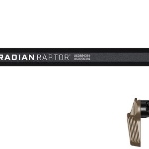Radian Weapons R0299 Raptor Charging Handle & 45/90 Talon Safety, FDE, Ambi Controls, Fits Mil-Spec AR-15/M16 Platform