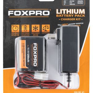 Foxpro LITHCHG Lithium Battery Kit Black 11.1 Volt 5,200 mAh Compatible with FoxPro Shockwave/Banshee