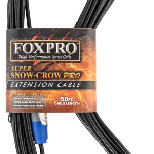 Foxpro CBL50FTSCP2SSCP Speaker Extension Cable 50' Black for FoxPro Super Snow Crow Pro & Snow Crow Pro 2