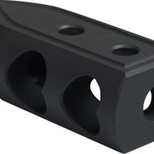 Timber Creek Outdoors 65HBBLC Heart Breaker Muzzle Brake Black Cerakote with 5/8"-24 tpi Threads for 6.5 Grendel AR-Platform