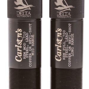 Carlson's Choke Tubes 07260 Delta Waterfowl Remington Rem Choke 12 Gauge Mid/Long Range Knurled 17-4 Stainless Steel