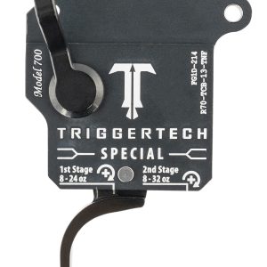 TriggerTech R70TCB13TNF Special Two-Stage Flat Trigger with 1-3.50 lbs Draw Weight & Matte Gray w/Black Parts Finish for Remington 700 Right