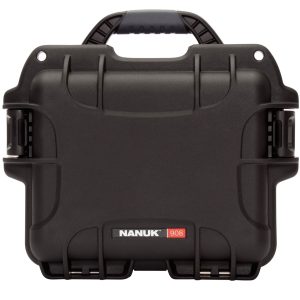 Nanuk 9081001 908 Waterproof Black Resin w/ Foam Padding&Airline Approved