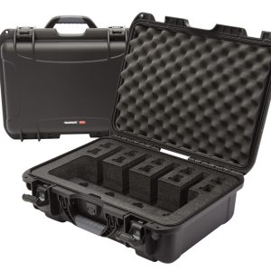 Nanuk 9254UP1 925 4 UP Pistol Case Waterproof Black Resin w/ Closed-Cell Foam Padding 17" L x 11.80" W x 6.40" H Interior Dimensions