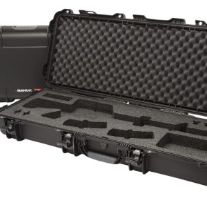Nanuk 990AR01 990 Black Polymer w/ Foam Padding Lockable Latches & Wheels