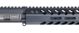 HM Defense 95MBUP556 MonoBloc Upper  223 Rem, 5.56x45mm NATO 9.50" Black Cerakote Barrel, 7075-T6 Aluminum Black Anodized Receiver, 8.50" M-LOK Free-Float Handguard for AR-15 Pistol