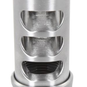 American Precision Arms G2M1230S Gen 2 Micro Bastard Self Timing Brake Stainless Steel with 1/2"-28 tpi Threads, 1.86" OAL & .750" Diameter for 30 Cal AR-Platform & Hunting Rifles