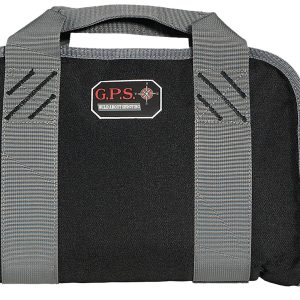 GPS Bags 1107PCCB Double Compact Black Holds 1-2 Handguns