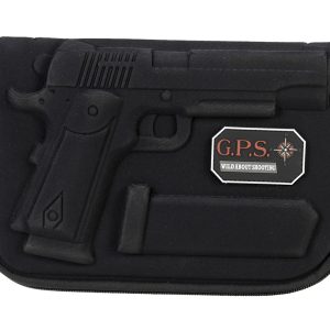 GPS Bags 908PC Custom Molded w/ Lockable Zippers Internal Mag Holder & Black Finish for 1911 & Similar Clones