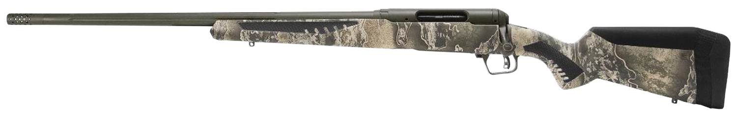 Savage Arms 57758 110 Timberline 270 Win 4+1 22", OD Green Cerakote, Realtree Excape Fixed AccuStock with AccuFit, Left Hand