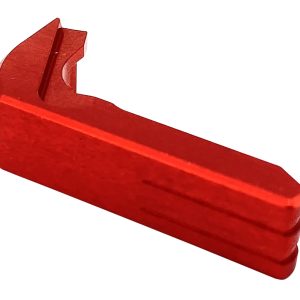 Cross Armory CRGMCRD Mag Catch Extended Compatible w/ Glock Gen1-3/P80 Red Anodized Aluminum