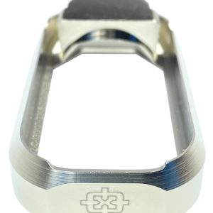 Cross Armory CRGFMWSV Flared Magwell Compatible w/Glock Gen1-3 Silver Anodized Aluminum