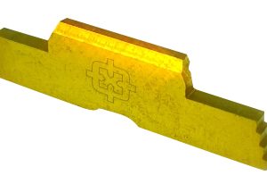 Cross Armory CRG5SLGD Slide Lock Extended Compatible w/Glock Gen1-5/P80 Gold Steel