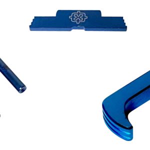 Cross Armory CRG5OKBL 3 Piece Kit Extended Compatible w/Glock 17/19/26/34 Gen5 Blue Anodized Steel/Aluminum