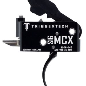 TriggerTech ARCTBB25NNF Adaptable Two-Stage Flat Trigger with 2.50-5 lbs Draw Weight & Black PVD Finish for Sig MCX