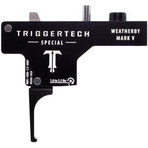 TriggerTech WM5SBB13NBF Special Single-Stage Flat Trigger with 1-3.50 lbs Draw Weight & Black PVD Finish for Weatherby Mark V