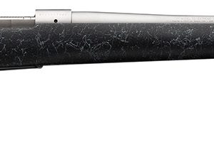 Winchester Guns 535242299 Model 70 Extreme Weather 6.8 Western Caliber with 3+1 Capacity, 24" Barrel, Matte Stainless Metal Finish & Gray Webbed Black Fixed Bell & Carlson Stock Right Hand (Full Size)