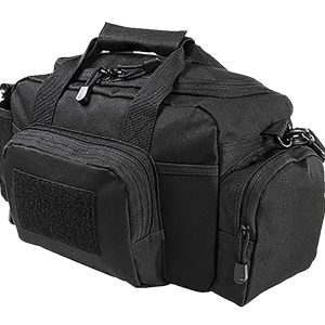 NcStar CVSRB2985B VISM Range Bag with Small Size, Side Pockets, PALs Webbing, Carry Handles, Pockets & Black Finish