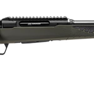 Savage Arms 57655 Impulse Hog Hunter 30-06 Springfield 4+1 Matte Black 20" Threaded Barrel/Rec, Matte OD Green Fixed AccuStock with AccuFit, Includes Detachable Box Mag