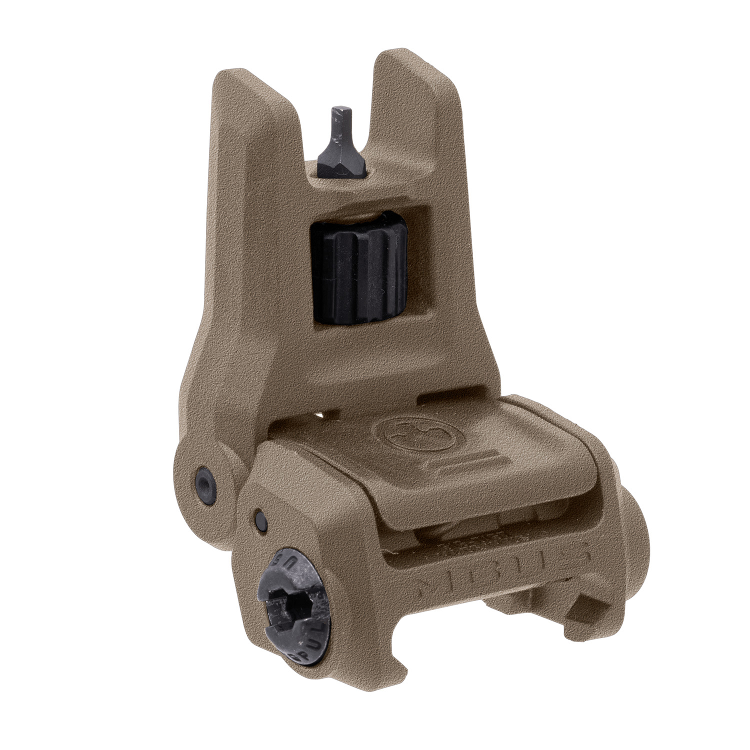 Magpul MAG1166-FDE MBUS 3 Sight Front Flat Dark Earth Flip Up AR-10/AR-15/M4/M16/M110/SR-25