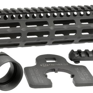 Midwest Industries MIG4M13375 Tactical G4M Handguard AR-15 Black Hardcoat Anodized Black 13.3" 6061-T6 Aluminum M-LOK
