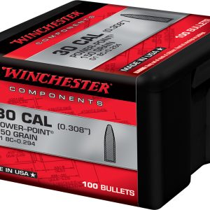 Winchester Ammo WB30PP150X Centerfire Rifle 30Cal 150gr Power Point 100 Per Box/10 Case