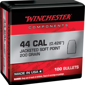 Winchester Ammo WB44SP200X Centerfire Handgun Reloading 44RemMag 200gr Soft Point 100 Per Box/10 Case