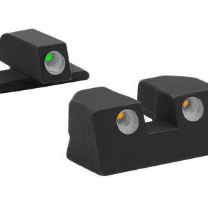 Meprolight USA 101103301 Tru-Dot Green Tritium White Outline Front Sight-Orange Tritium White Outline Rear Sight Sig Sauer P-Series P226/P320