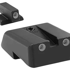 Meprolight USA 198103101 Tru-Dot Green Tritium White Outline Front Sight-Green Tritium White Outline Rear Sight Armscor/Rock Island Tac 1911