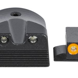 Meprolight USA 412183131 Hyper-Bright Green Tritium Orange Outline Front Sight-Green Tritium Black Outline Rear Sight Kimber 1911 Slant