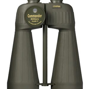 Steiner 2693 M1580 Reticle & Compass 15x80mm Range Finding Reticle Floating Prism Sports-Auto Focus, OD Green Makrolon w/Rubber Armor Features Compass