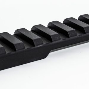 Talley P00252412 Picatinny Rail  Picatinny Black Anodized Aluminum Fits Browning T-Bolt 0 MOA