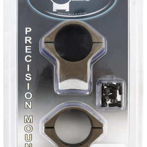 Talley HC930735 Scope Mount/Ring Combo Burnt Bronze Aluminum 1" Tube X-Bolt Low Rings Short/Long Action 0 MOA