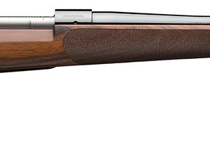 Winchester Repeating Arms 535239212 Model 70 Super Grade 243 Win Caliber with 5+1 Capacity, 22" Barrel, Polished Blued Metal Finish, AAA French Walnut Stock & No Sights Right Hand (Full Size)