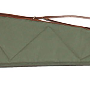 Boyt Harness OGC4P4809 Signature Rifle Case 48" Waxed OD Green Canvas w/ Accessory Pocket & Harness Leather for Scoped Rifle