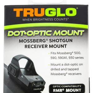 TruGlo TGTG8955M2 Shotgun Receiver Mount Black Mossberg Trijicon RMR